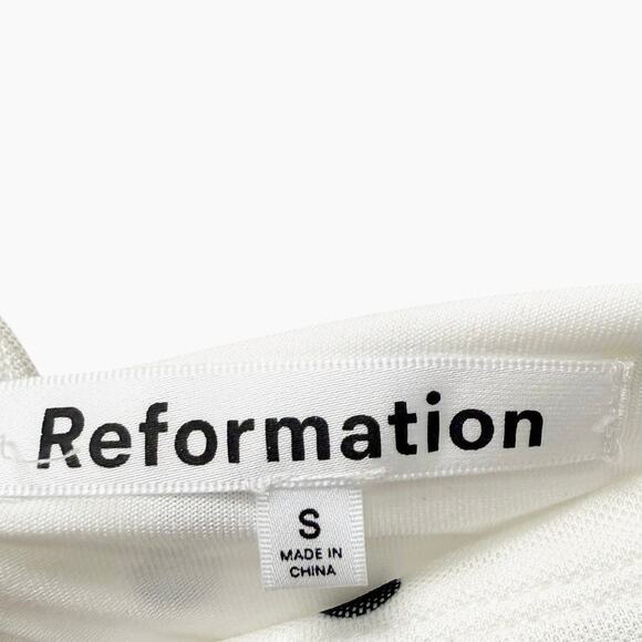 Reformation Shea Knit Tube Midi Dress Strapless Women’s Size Small - Picture 8 of 12